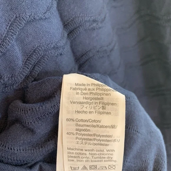 Madewell Dolman Solid Women’s Crop Top Navy Size Medium NWT - Picture 8 of 8